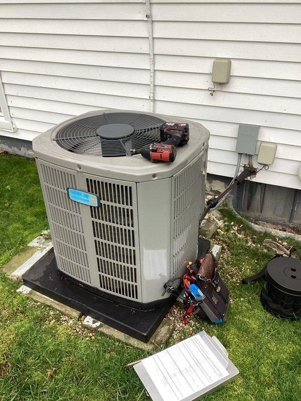 Completed scheduled air conditioning maintenance per membership agreement. Performed comprehensive system inspection including electrical components, capacitor, contactor, and all wire connections. Verified proper operation of condenser unit, checked refrigerant lines, and inspected condenser coil condition. All components found in satisfactory working order with no repairs required at this time.