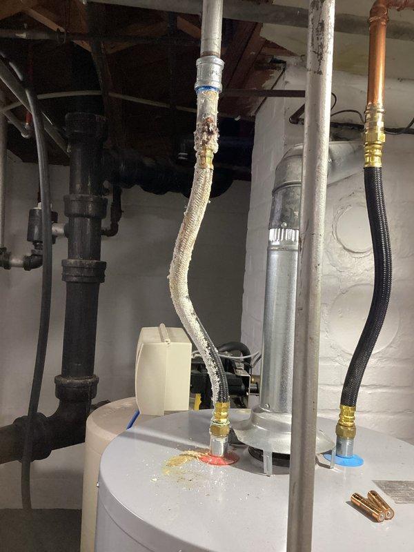 Elkhart, IN - Responded to service call for 2019 water heater with non-functioning pilot light. Upon inspection, identified deteriorated insulation on central pipe with exposed metal sections. Repaired pilot assembly components and verified proper ignition sequence. System now operating within normal parameters.