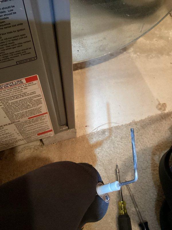 Mishawaka, IN - Responded to no-heat call for 20-year-old central heating system. Diagnosed failed ignition sequence due to worn flame sensor. Cleaned corroded sensor contacts and replaced ignition assembly to restore proper operation. System functioning normally upon completion with proper airflow and heat production.