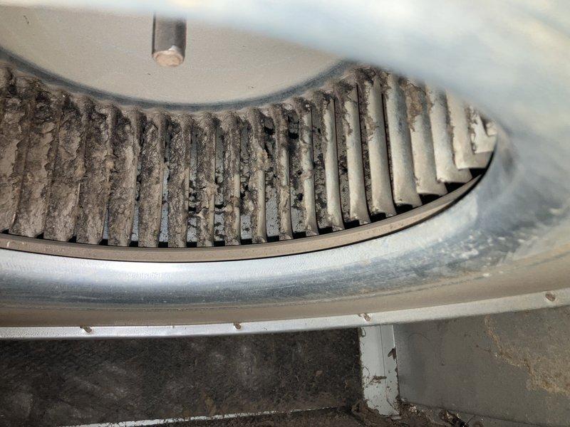 Responded to no heat call at rental property with furnace failing to ignite and no airflow through vents. Upon arrival, performed system diagnostic and discovered heavily restricted return air grille with significant dust and debris accumulation blocking airflow. Inspected furnace operation and confirmed system had power but was unable to cycle due to inadequate air circulation triggering safety lockouts. Cleaned return air grille and surrounding ductwork to restore proper airflow. Verified furnace operation, confirmed ignition sequence completed successfully, and tested airflow at registers throughout property. System restored to full heating operation with proper temperature rise across heat exchanger.