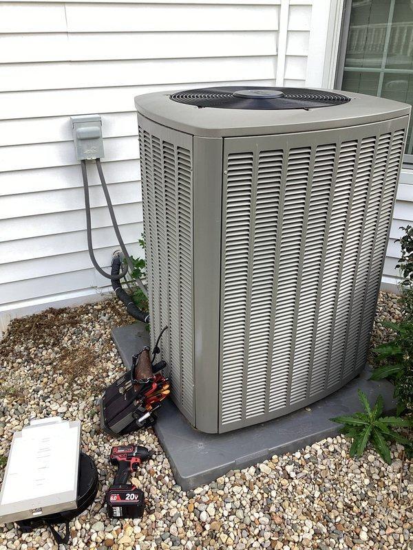 Completed comprehensive annual air conditioning maintenance per membership agreement. Performed full system inspection of outdoor condensing unit including electrical connections, refrigerant pressures, and component operation. Accessed control cabinet to verify proper function of circuit boards, capacitors, and electrical components. All wiring connections found secure with proper wire management intact. Replaced damaged vent cover from previous service visit as requested. System operating within manufacturer specifications with no issues identified.