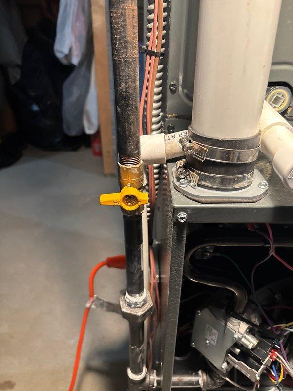 Responded to no-heat service call for 3-year-old furnace that was cycling off prematurely with timeout errors requiring breaker resets. Performed visual inspection of system components and used inspection camera to examine internal ducting. Diagnosed issue with flame sensor causing safety shutdown. Cleaned flame sensor, verified proper ignition sequence, and confirmed continuous operation through multiple test cycles. System now maintaining proper heat output with no timeout errors.