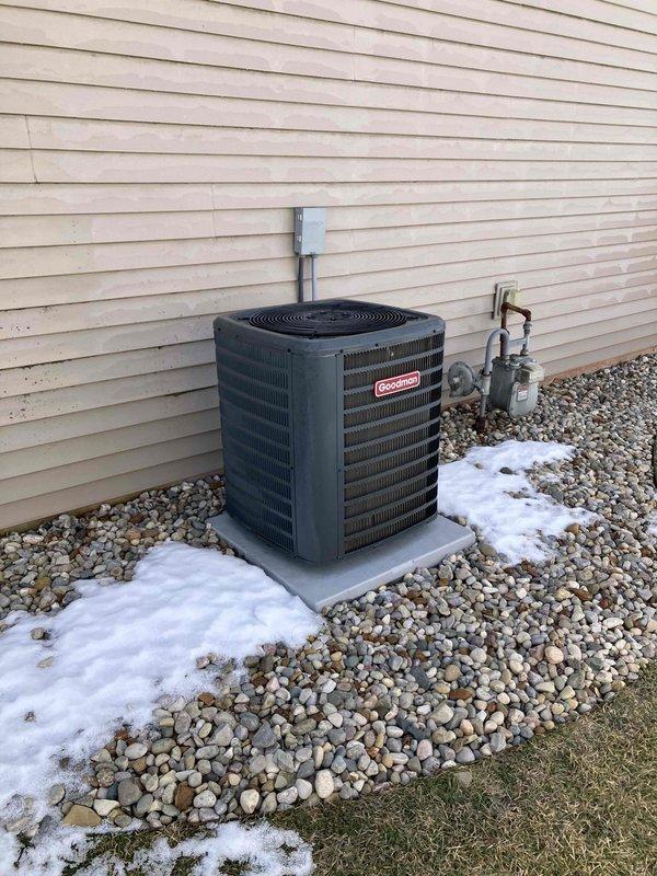 Performed diagnostic assessment on 3-year-old Goodman HVAC system that was experiencing short-cycling and timing out, requiring customer to reset via breaker. Evaluation determined system failure was occurring due to component malfunction in the furnace. Recommended complete system replacement as most cost-effective solution given age and condition of unit.