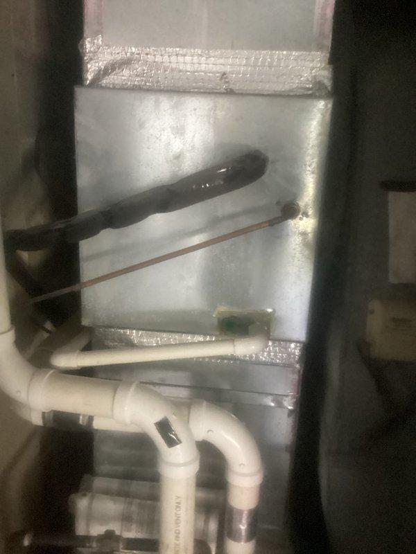 Conducted site assessment for line set relocation as part of customer's basement finishing project. Inspected existing HVAC equipment including refrigerant lines, ductwork, and utility connections. Evaluated feasibility of moving line set to requested location while maintaining system efficiency and operation.