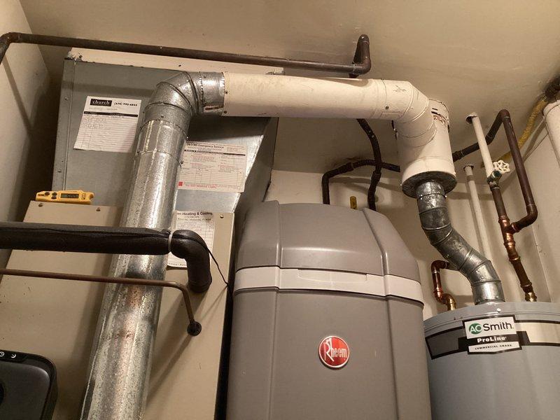 # HVAC Maintenance - Planned Single Maintenance

Completed scheduled A/C maintenance service as part of HVAC membership plan. Performed comprehensive system inspection of air conditioning equipment located in residential utility closet, verified proper operation of all components, and installed new 30x20x1 air filter. All equipment operating within normal parameters with no deficiencies noted at time of service.