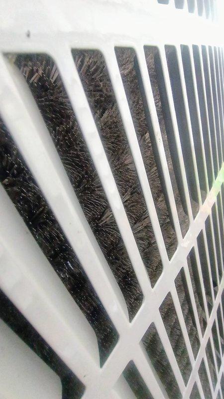 Completed scheduled A/C maintenance per membership plan. Upon inspection, found excessive dust and debris accumulation on multiple return air grilles throughout the system, indicating restricted airflow and potential strain on equipment. Performed comprehensive maintenance including filter replacement (customer-supplied 410 filter), cleaned accessible components, and documented conditions with photos for customer records.